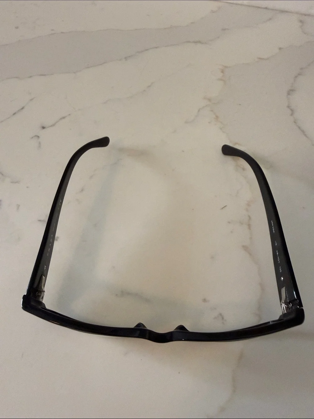 Prada Black Rectangular Glasses VPR 22M